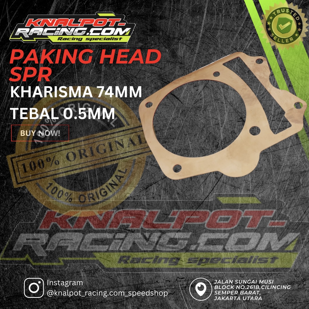 PAKING HEAD KHARISMA 74MM TEBAL 0.5MM SPR